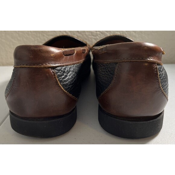 Allen Edmonds "Nashua" Pebbled Black Leather Kiltie Tassel Loafers Size 10.5 D - Picture 12 of 12